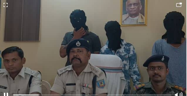 धराए हत्या के तीनो आरोपी, खून लगा पत्थर भी बरामद