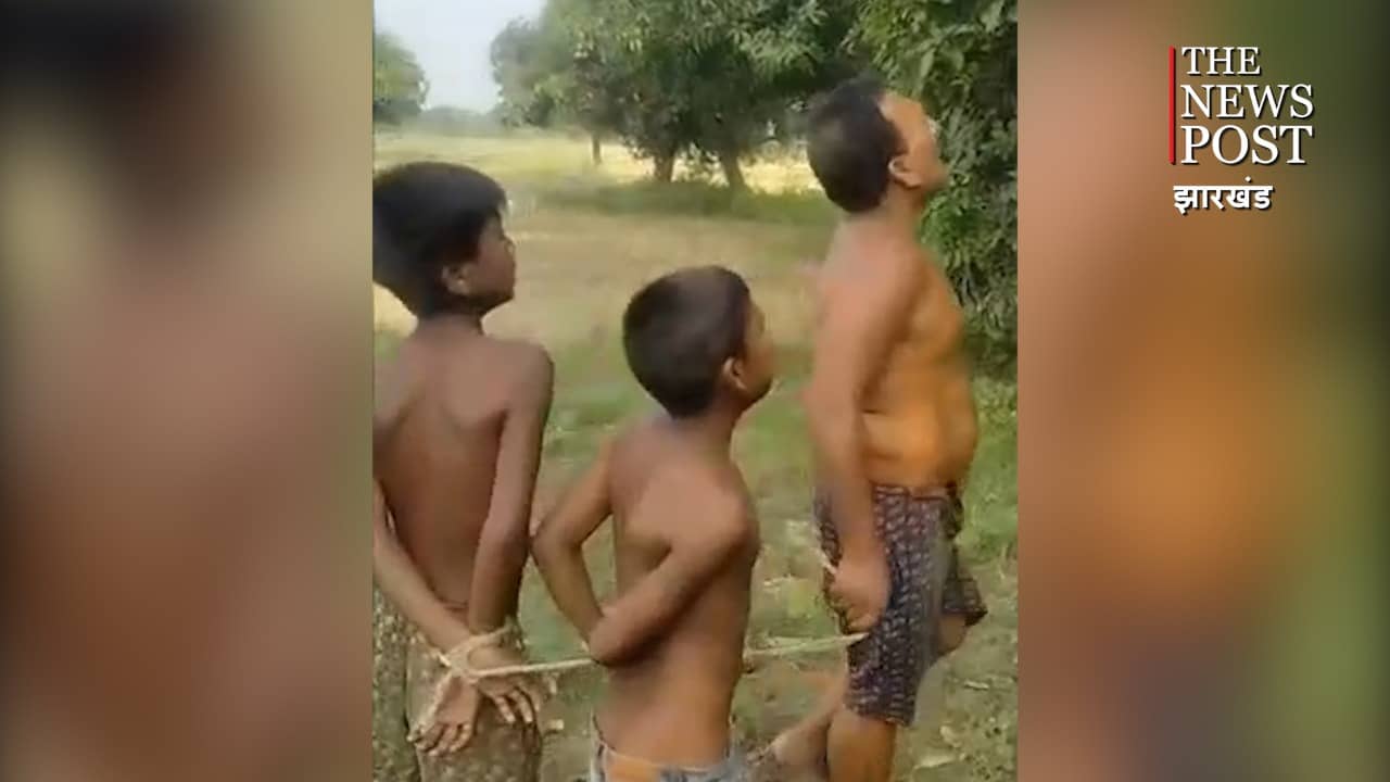 आम तोड़ने की दर्दनाक सजा, मासूम बच्चों को रस्सी से हाथ बांध डंडे से पीटा, नंगे बदन पर चीटिंयां डाला