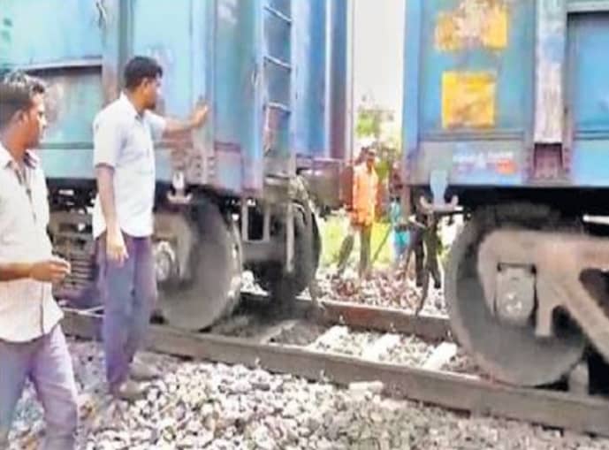 मालगाड़ी कपलिंग जोड़ने के दौरान  रेलवे गार्ड घायल , गंभीर हालत में टीएमएच रेफर