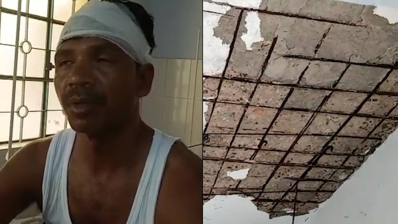 BREAKING :  मतदान के दौरान गिरा छत का सीलिंग,  मतदान कर्मी और मतदाता घायल