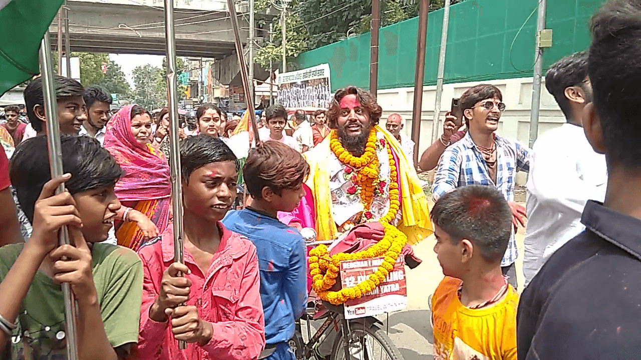 भक्ति की शक्ति : जुनून ऐसा कि साइकिल से ही चार धाम की यात्रा करने निकल पड़ा निखिल