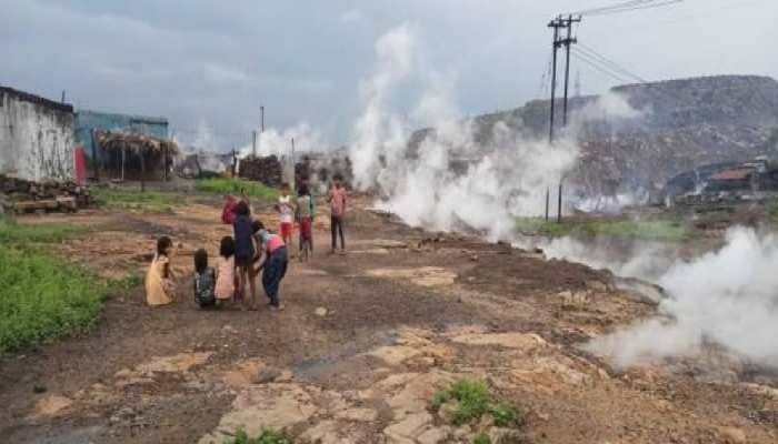 कोयलांचल के लिए मानसून लेकर आ रहा है बड़ा खतरा, थोड़ी से बारिश में ही बांसजोड़ा में होने लगा गैस का रिसाव