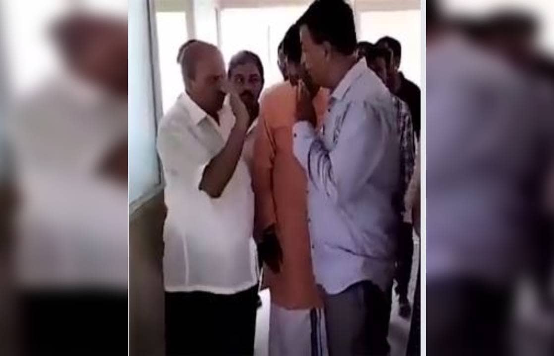 विधायक की गुंडागर्दी, प्रिसिंपल को लगाया थप्पड़- जानिये किस राज्य के MLA हो रहे वायरल