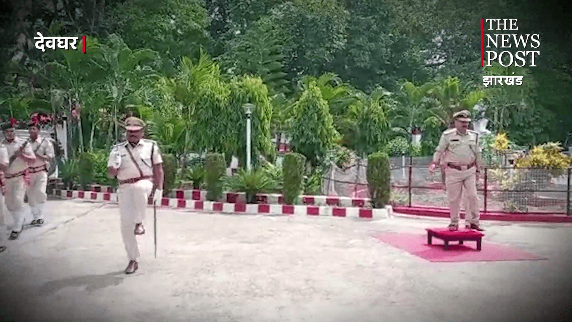 DEOGHAR: श्रावणी मेला को लेकर पुलिस चाक-चौबंद- दौरे पर पहुंचे डीजीपी ने लिया हर कोने का जायज़ा