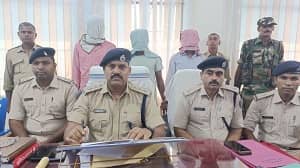 क्रशर पर बमबारी और लूटपाट करने वाले 3 अपराधी गिरफ्तार, 2 अब भी फरार  