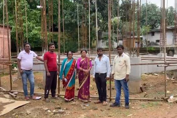 करोड़ों की लागत से बन रहे जल मीनार का निर्माण कार्य बीच में ही रुका, संवेदक ने लगाया दबाव बनाने का आरोप