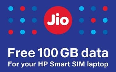 Reliance Digital के “जियो एचपी स्मार्ट सिम लैपटॉप" ऑफर में मिलेगा 100 जीबी फ्री डाटा