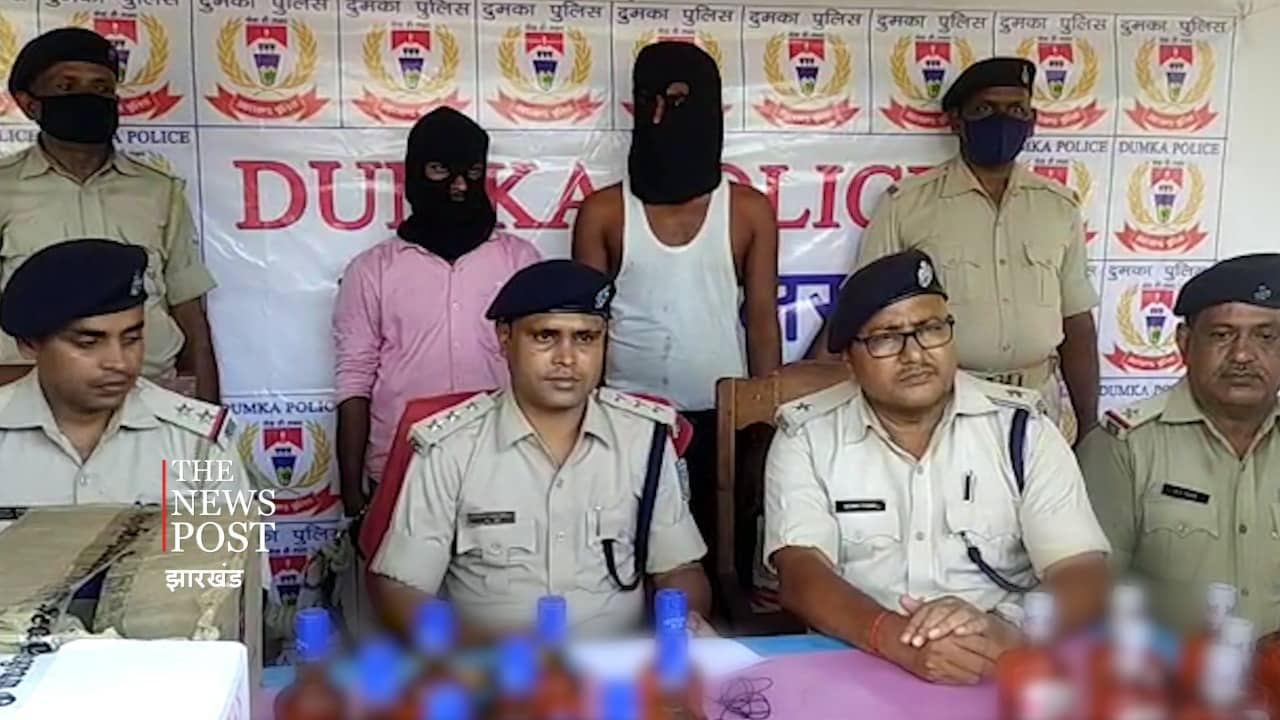 धनबाद से बिहार ले जा रहे 51 पेटी शराब जब्त, दो कारोबारी गिरफ्तार