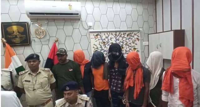 पेट्रोल पंप लूटकांड का पुलिस ने  किया खुलासा, 6 लुटेरे गिरफ्तार