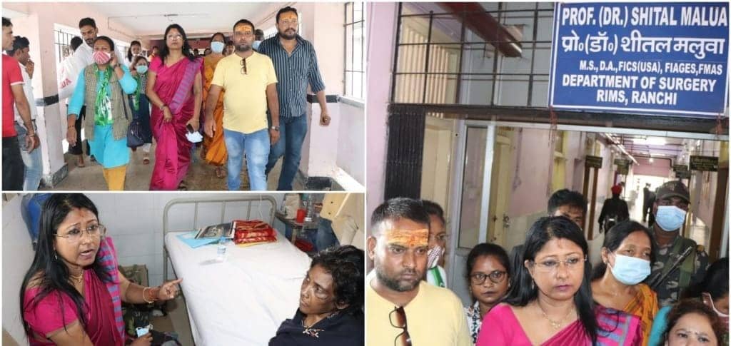 पीड़ित सुनीता से मिलने पहुंची महुआ माजी, पीड़िता ने सांसद को बताए कई राज़, जानिए क्या     