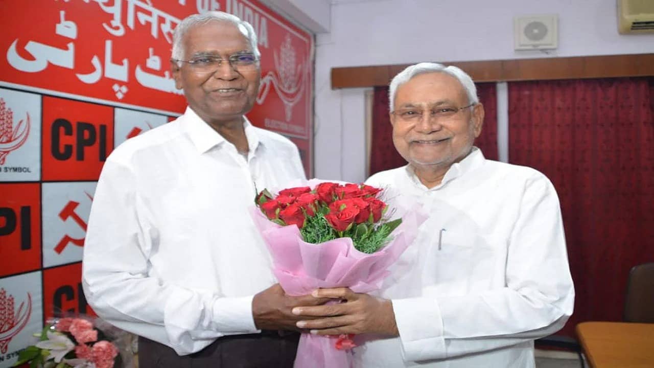 डी राजा ने भाजपा से अलग होने पर नीतीश की सराहना की, जानिए क्या कहा 