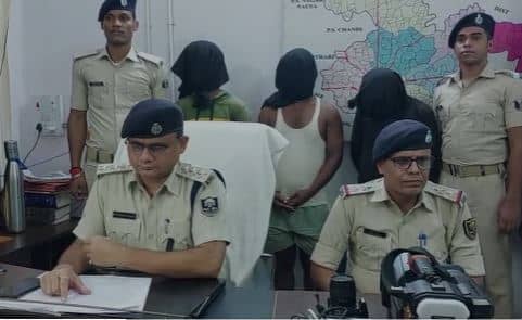नालंदा कैमरा लूट मामला: चार आरोपी गिरफ्तार, कैमरा, मोबाइल सहित अन्य सामान बरामद