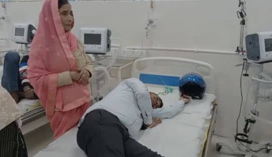 नालंदा : ट्रक और मारुति में भिड़ंत, एक ही परिवार के 6 लोग जख्मी