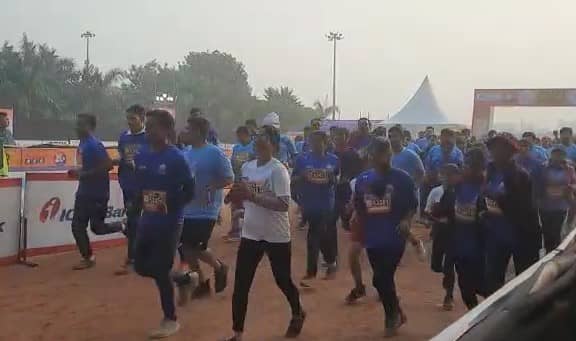 मद्य निषेध विभाग की ओर से किया गया हाफ मैराथन, 9 हजार प्रतिभागियों ने लिया भाग  