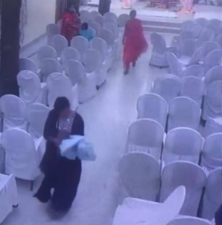 शादी समारोह से लाखों रुपए के गहनों का बैग लेकर चंपत हुई महिला, सीसीटीवी में कैद, जांच में जुटी पुलिस