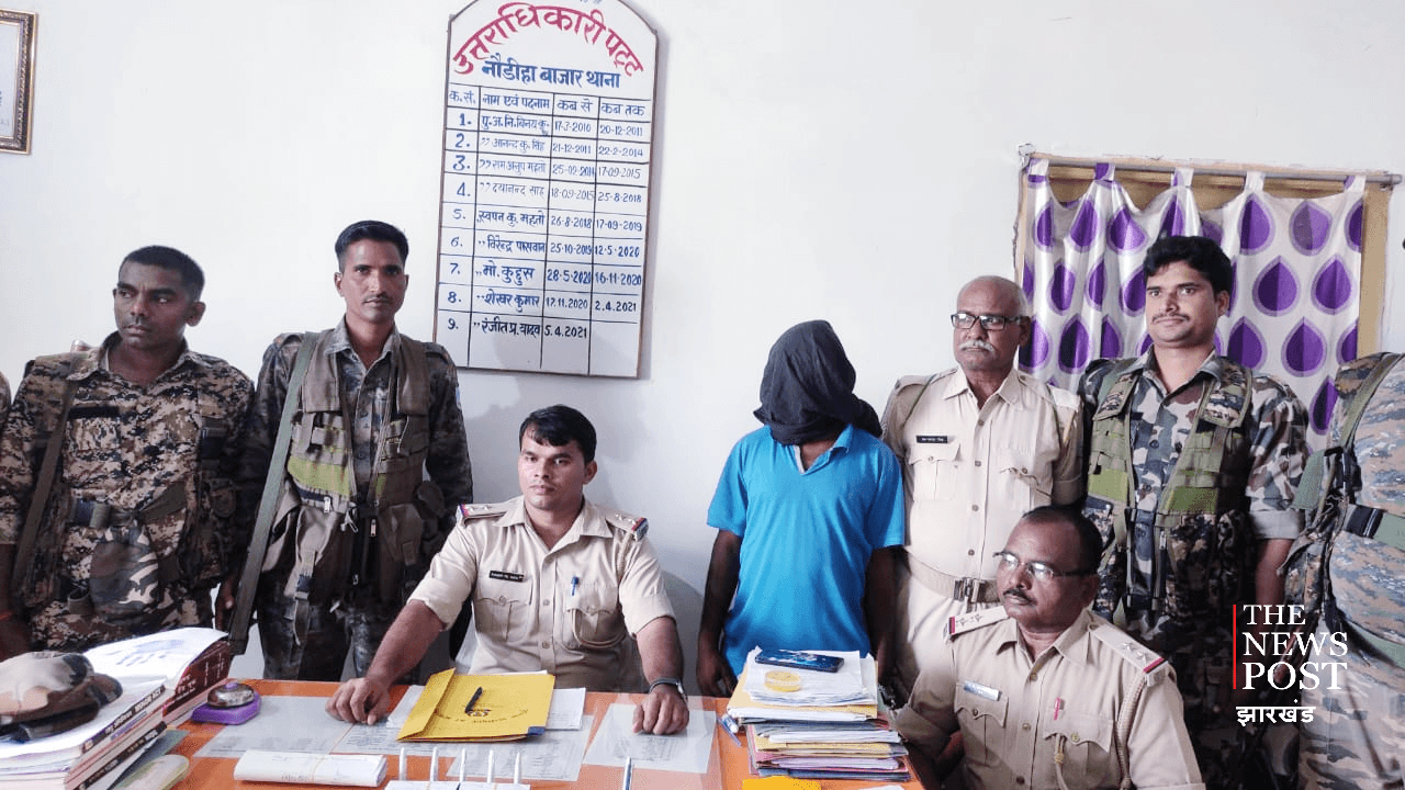 एके 47 के जिंदा कारतूस के साथ टीएसपीसी दस्ते नक्सली धराया