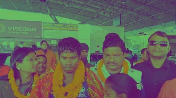 Blind T-20 Cricket World Cup : वर्ल्ड कप जीतने के बाद रांची पहुंचे सुजीत मुंडा, एयरपोर्ट पर हुआ भव्य स्वागत