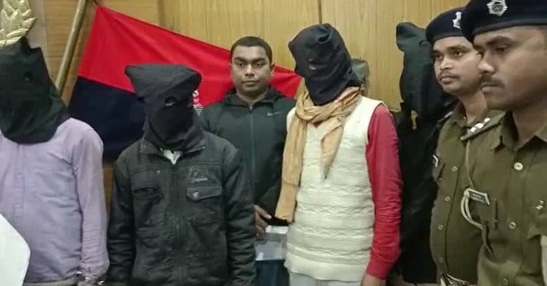 लखीसराय: कार लूट रहे चार अपराधियों को पुलिस ने किया गिरफ्तार