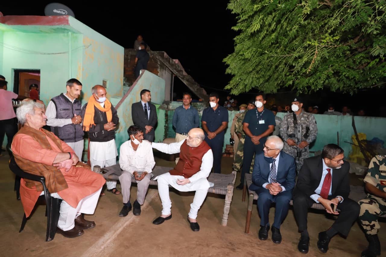 गृह मंत्री के कश्मीर दौरा काआज आखिरी दिन, कई परियोजनाओं का किया उदघाटन और शिलान्यास 