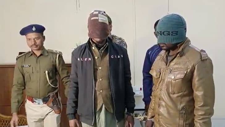 एलएनटी कंपनी से एक करोड़ की लेवी मांगने वाले टीएसपीसी के चार उग्रवादी गिरफ्तार, प्रिंटिंग प्रेस का संचालक भी धराया