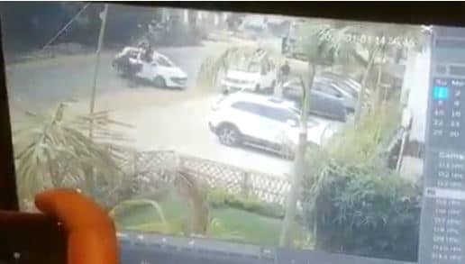 मौत को मात दे गया युवक, हैरान कर देने वाली वीडियो CCTV कैमरे में हुई कैद, देखें VIDEO