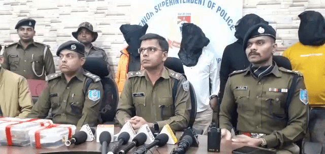 जमशेदपुर : शहर में हुई फायरिंग मामले में पांच गिरफ्तार, हथियार बरामद