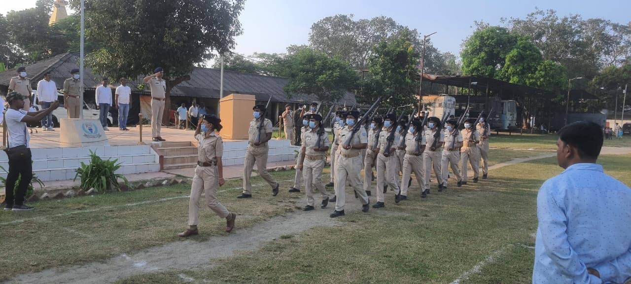 पटेल की 146 वीं जयंती को राष्ट्रीय एकता दिवस और अखंडता की पुलिस जवानों ने ली शपथ