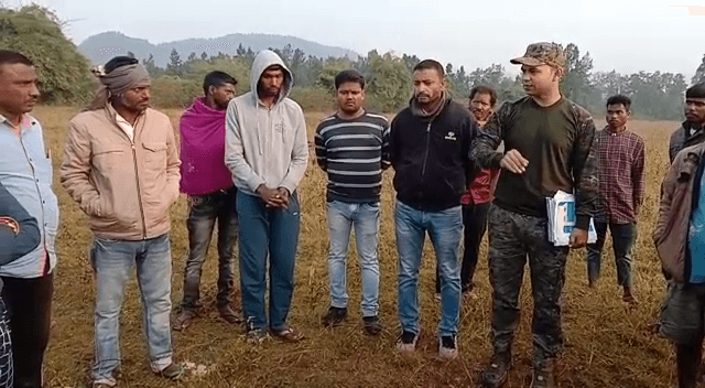 मटर के खेत में जो सोया, तो फिर नहीं जागा, हाथी कुचलने से युवक की मौत