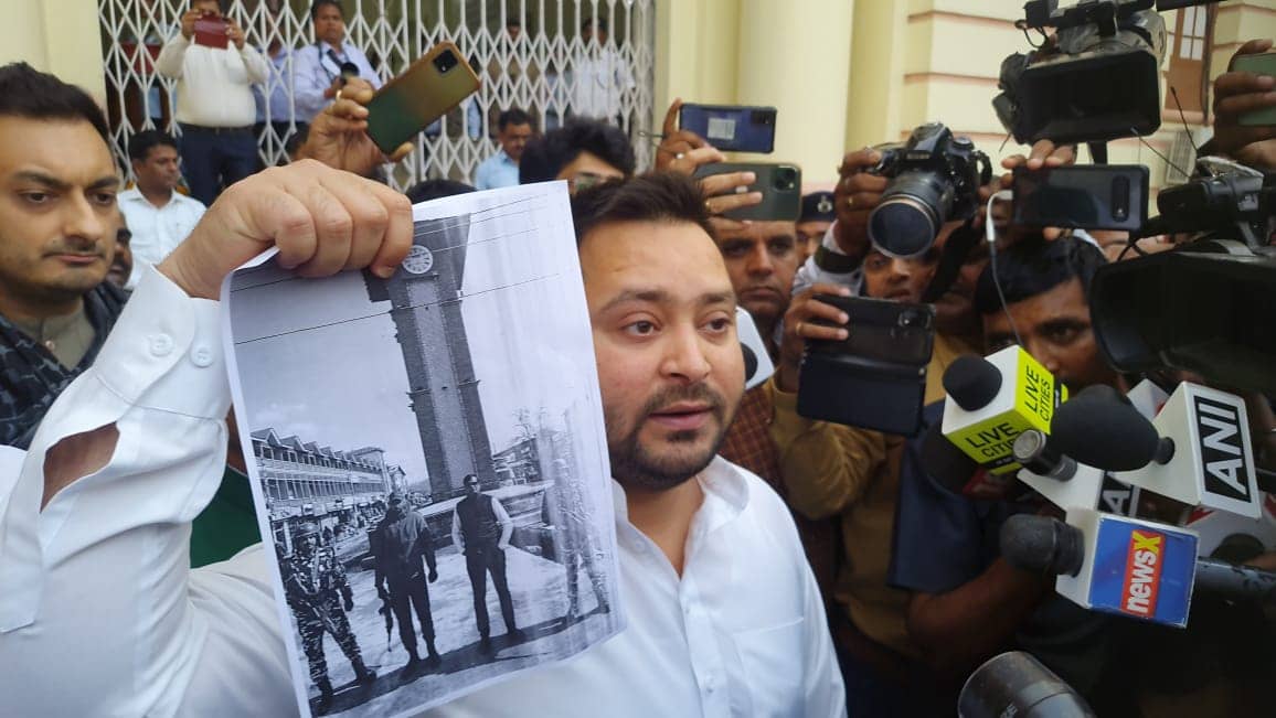 देश की सुरक्षा को लेकर तेजस्वी ने केंद्र सरकार पर बोला हमला,किरण भाई पटेल मामले में भाजपा से पूछे तीखे सवाल