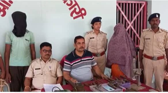 कटिहार में मिनी गन फैक्ट्री का  उद्भेदन, कई निर्मित और अर्ध निर्मित हथियार बरामद