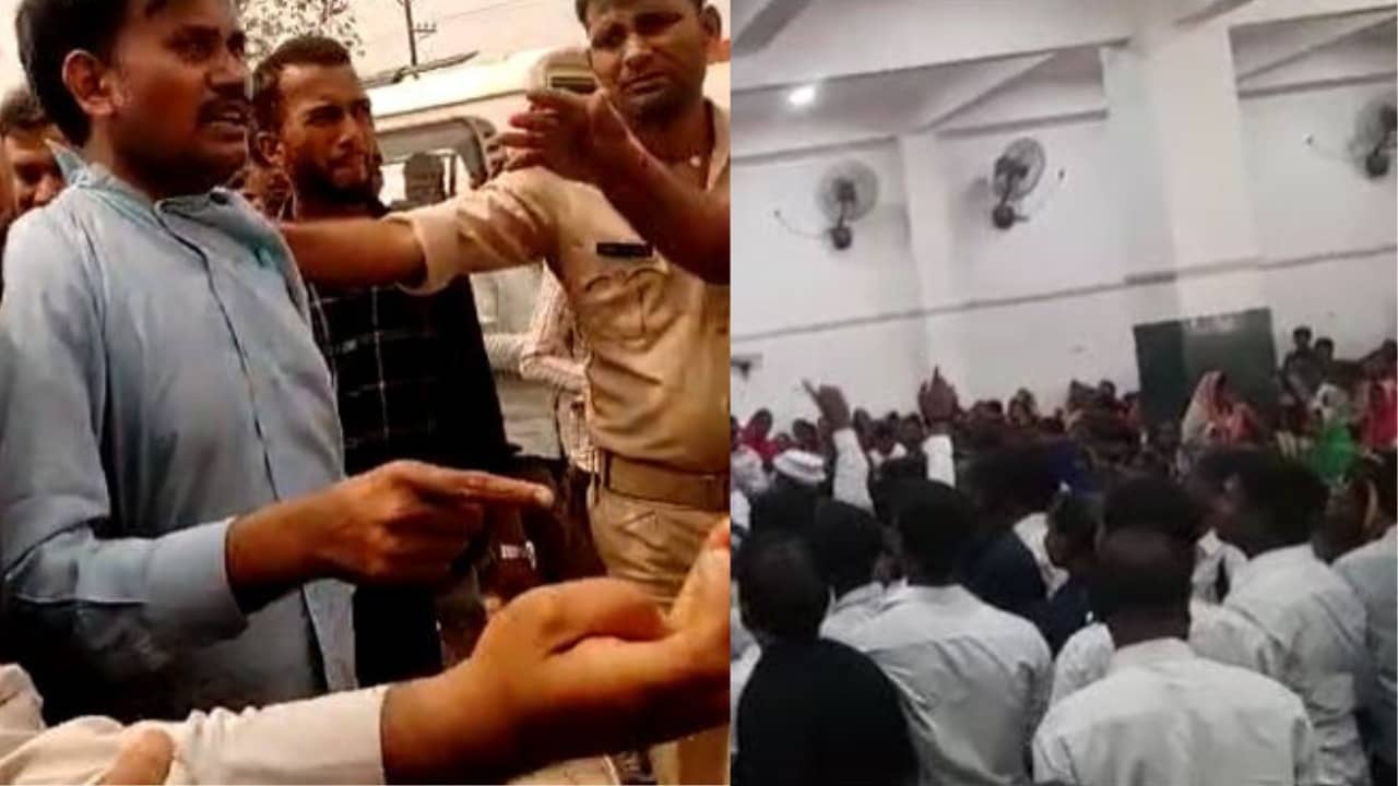 JDU नेताओं को दिखाया गया काला झंडा, महादलितों के संगठनात्मक विकास के लिए मांग पत्र