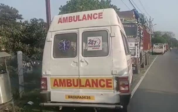 मोतिहारी पुलिस ने शराब तस्कर को किया गिरफ्तार, एंबुलेंस के जरिए होती थी शराब की तस्करी