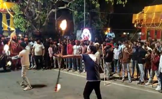 बासुकीनाथ में राम भक्तों की निकली टोली, देखिए एक से बढ़कर एक करतब