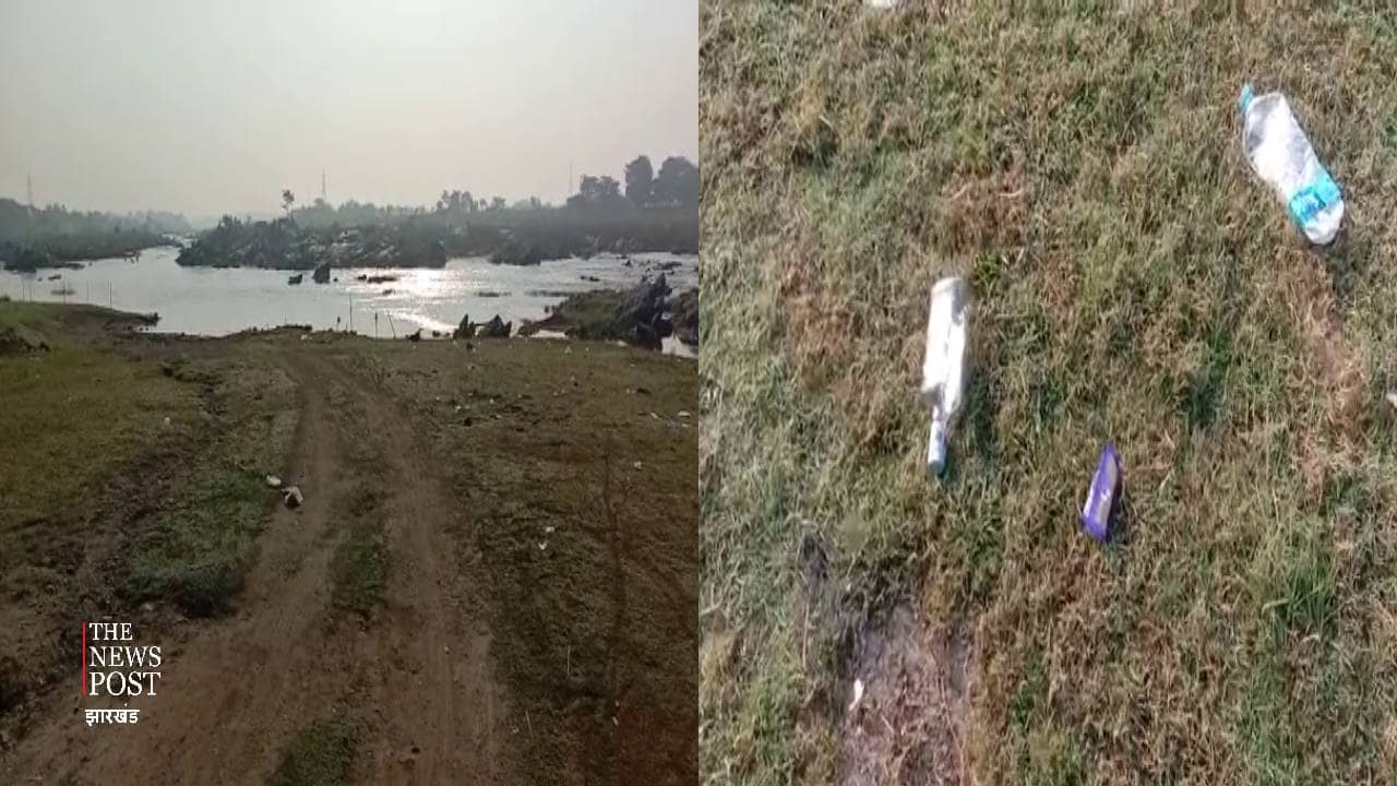 छठ घाटों पर शराबियों ने जमाया कब्जा, सफाई में असमाजिक तत्व अटका रहे रोड़ा