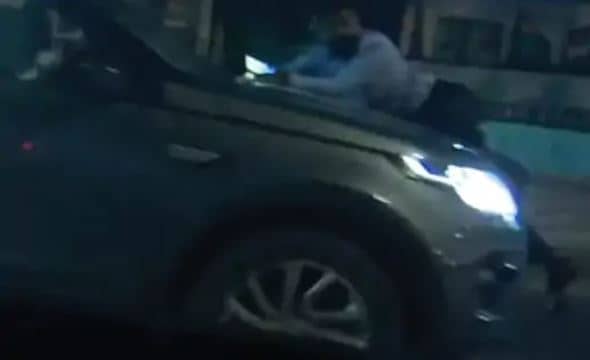 राजधानी दिल्ली में बिहारी सांसद की दबंगई!  देखिये कार से एक शख्स को तीन किलोमीटर तक घसीटे जाने की खौफनाक कहानी