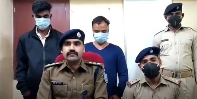 लग्जरी कार में बिहार भेजी जा रही थी शराब, दो धंधेबाज धराए, शराब की 12 पेटियां जब्त