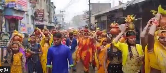 निरसा में काली मंदिर जीर्णोद्धार को लेकर सात दिवसीय श्री-श्री शत चंडी महायज्ञ की हुई शुरुआत