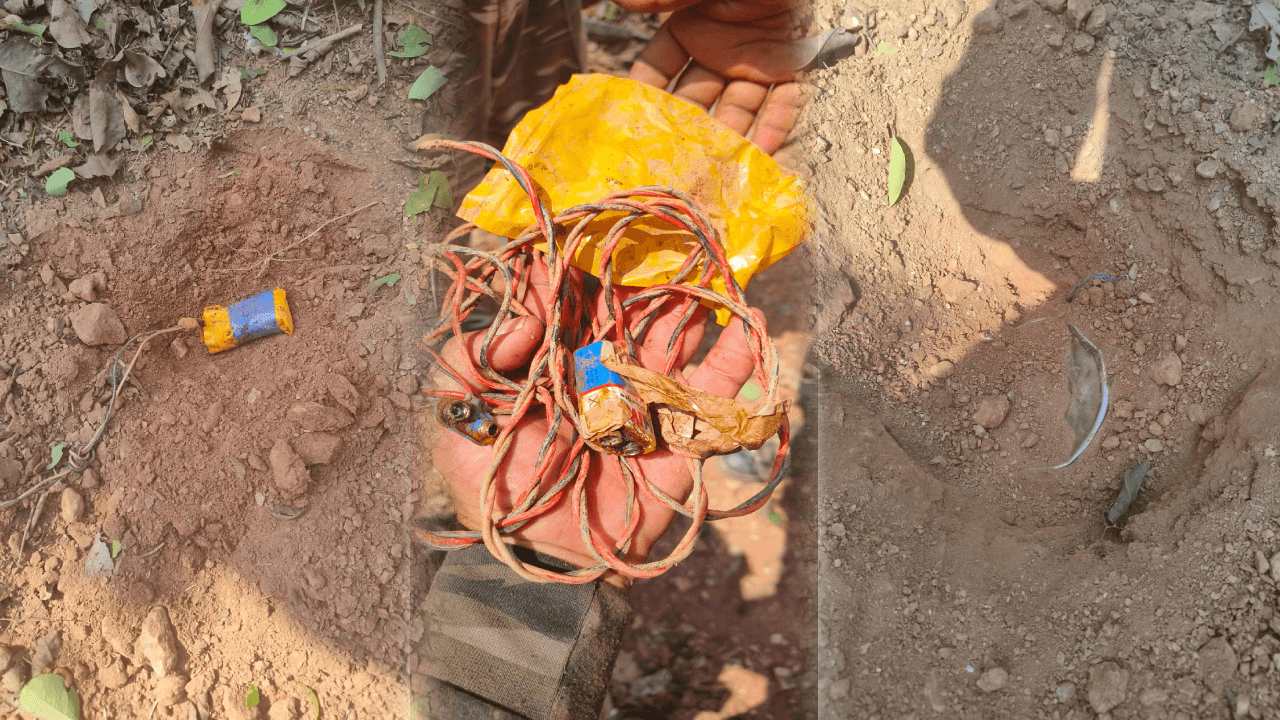 चाईबासा:  सुरक्षाबलों को उड़ाने की साजिश फेल, चार आईईडी बम बरामद