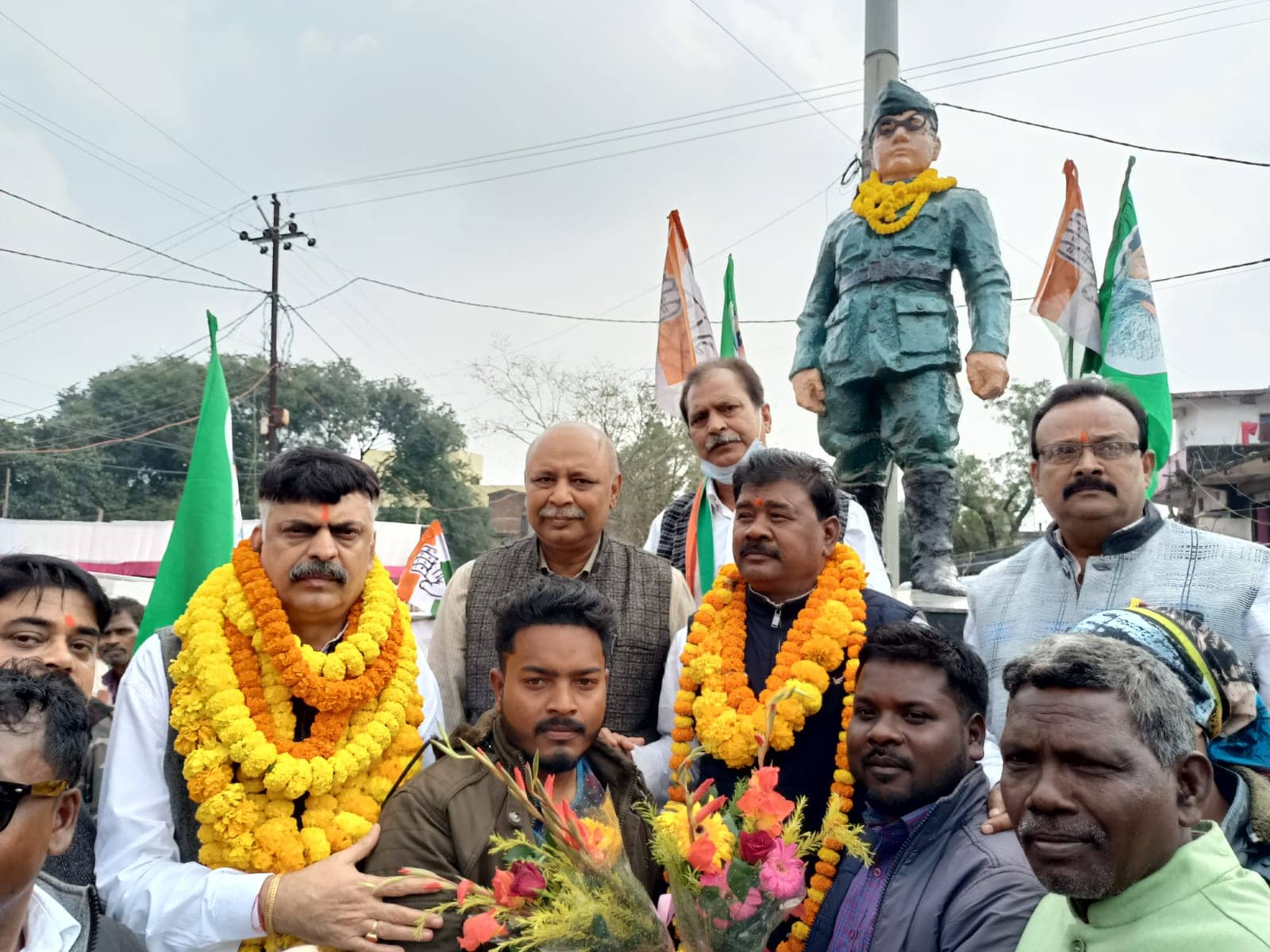 धरती आबा की जन्मस्थली पहुंची कांग्रेस, जन-जागरण अभियान के बहाने केंद्र पर साधा निशाना