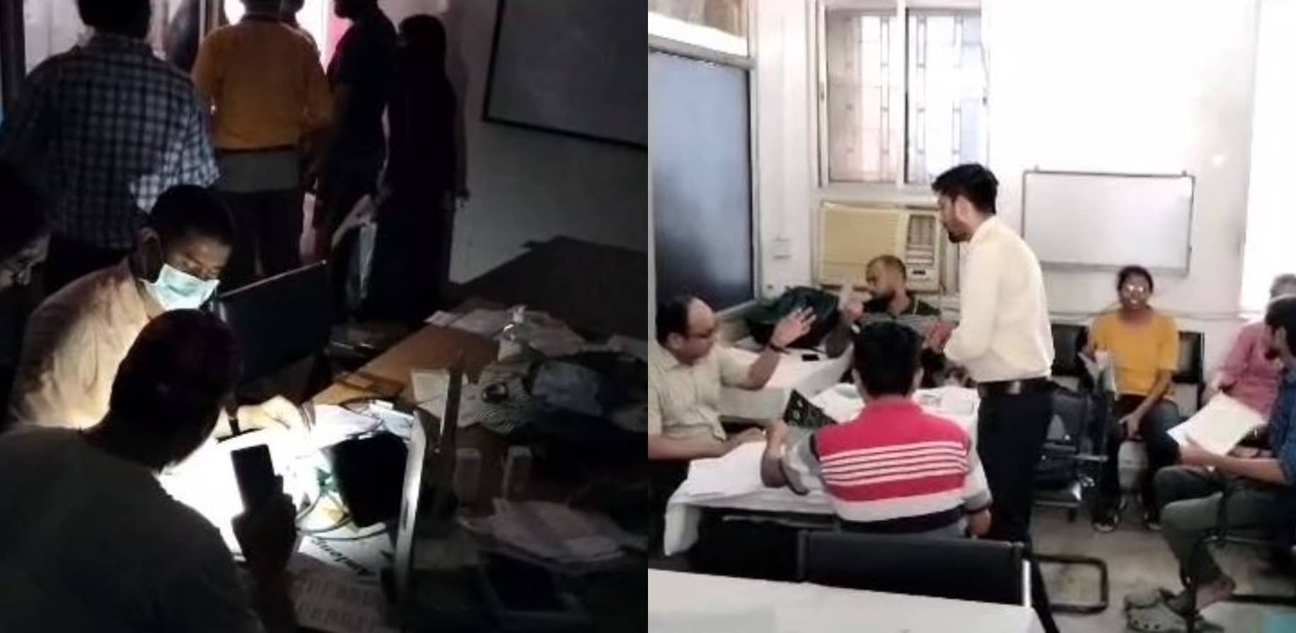 एमजीएम अस्पताल में टोर्च जलाकर किया गया इलाज, बिजली चले जाने से सभी परेशान