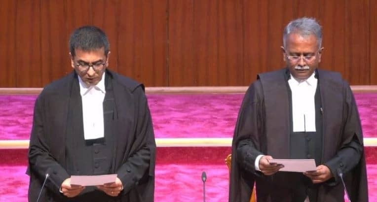 सुप्रीम कोर्ट को मिले दो नए जज, चीफ जस्टिस डी वाई चंद्रचूड़ ने दिलाई शपथ