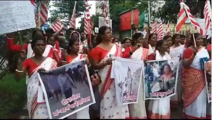 मणिपुर और UCC मामले में आदिवासी समाज में उबाल, रांची की सड़कों पर काटा बवाल