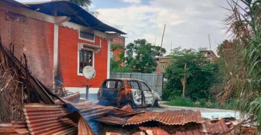 अभी भी सुलग रहा मणिपुर, नहीं थम रही हिंसा, फिर दो गुटो के बीच हुई गोलीबारी में एक की मौत