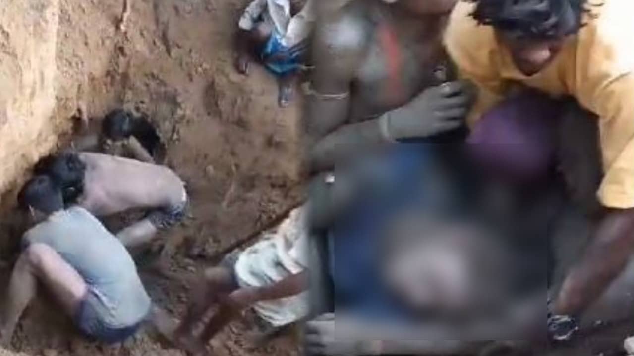 नालंदा में 4 मजदूर बालू में दबे, गांव वालों ने रेस्क्यू कर निकाला बाहर,  दो की मौत अन्य दो की स्तिथि गंभीर