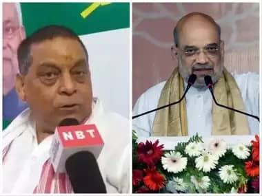 जदयू प्रवक्ता नीरज कुमार का अमित शाह पर बड़ा हमला, कहा-गृह मंत्री कहते हुए भी आती है शर्म