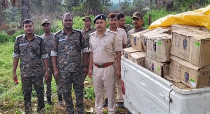 अवैध शराब के खिलाफ उत्पाद विभाग की कार्रवाई, 40 पेटी विदेशी शराब किया जब्त