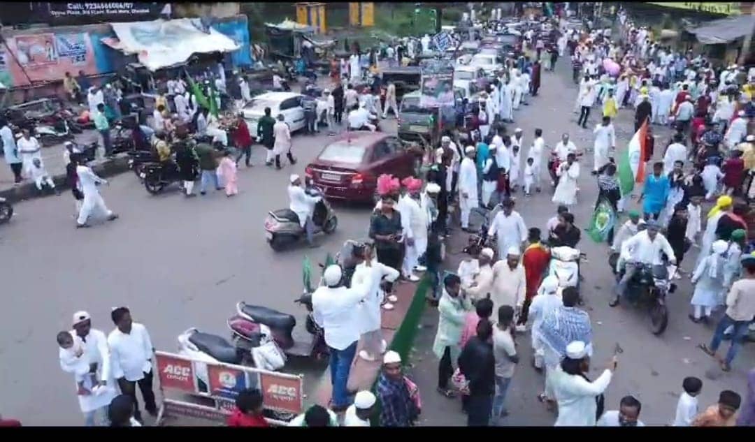 "सरकार की आमद मरहबा,दिलदार की आमद मरहबा" से गूंजा धनबाद 