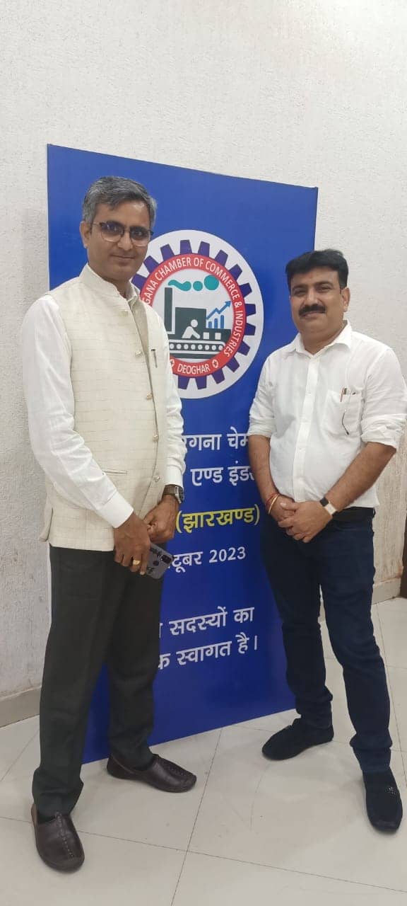 संताल परगना चैंबर के अध्यक्ष निर्विरोध निर्वाचित हुए आलोक मल्लिक,महासचिव के पद पर चुने गए सीए रितेश टिबरेवाल