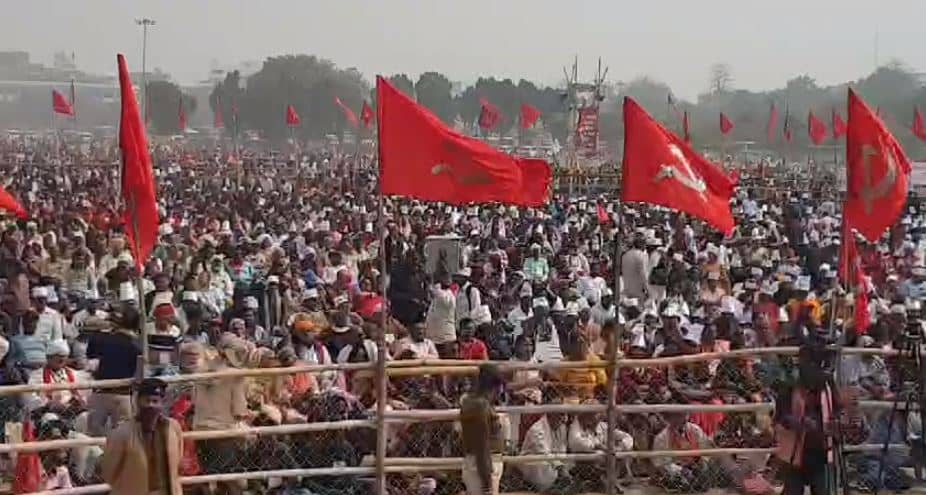 पटना: भाकपा ने निकाली भाजपा हटाओ, देश बचाओ रैली, बीजेपी के खिलाफ जमकर लगाए नारे 