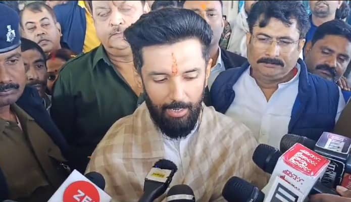 चिराग का दावा देश में पीएम मोदी का जादू, 2024 में 400 का आकड़ा पार करेगा एनडीए